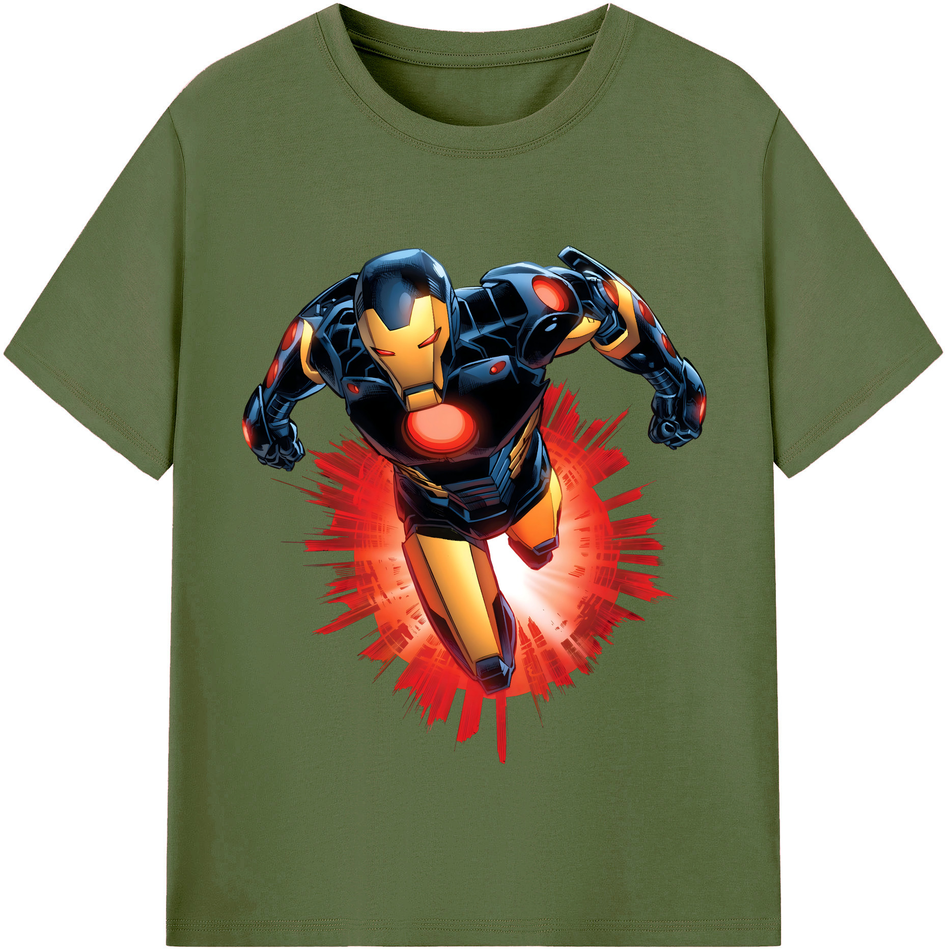 （画像用） アベンジャーズ The Avengers 綿100％半袖Tシャツ（フロントプリント）